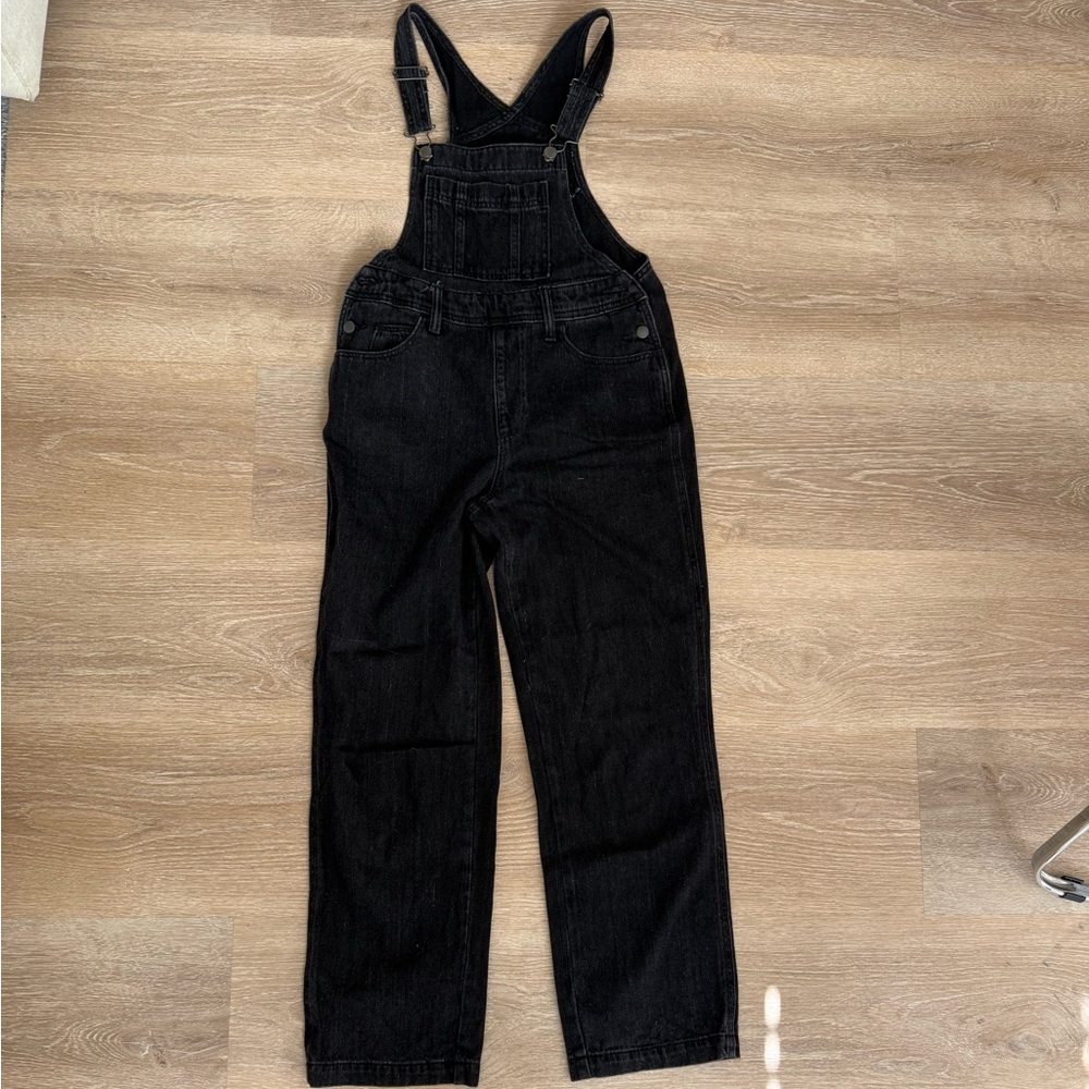 Universal Thread Black Denim Overalls
